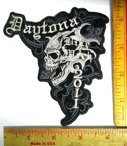 2011 Daytona Patch Bike Week Motorrad Rallye Sammlerstück alte Biker Weste Emblem - Bild 1 von 1