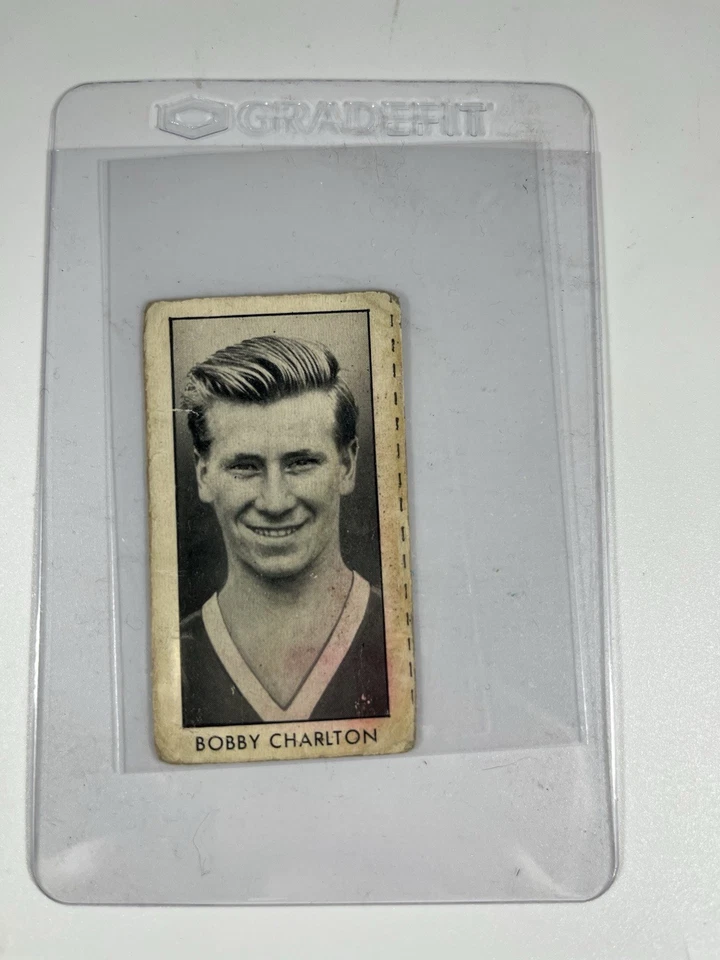 Tarjeta Bobby Charlton 1958 Stars of Sport Entertainment Manchester United England Foto 1 de 4