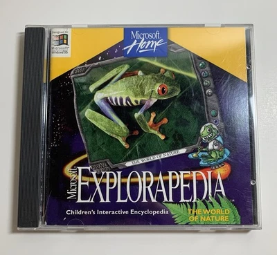Microsoft Home Explorapedia The World of Nature CD-ROM PC Windows 1995 - Image 1 of 2