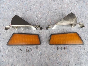 Vintage OEM Fairing front turn signal assemblies Harley FXRT FXRP Police FXRD - Picture 1 of 24
