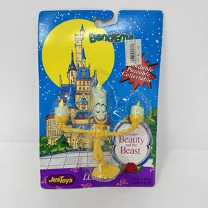 VTG Disney Beauty and the Beast Bend-Ems Lumiere Candlestick New Sealed - Picture 1 of 6
