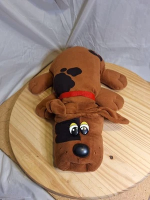 Pound Puppies Dog 18" Plush Dark Brown Black Spots 2019 - Image 1 of 4