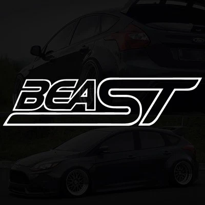 MODNMOTION BEAST ST STICKERS DECALS DRIFT BUMPER WINDOW VINYL CAR VAN LAPTOP