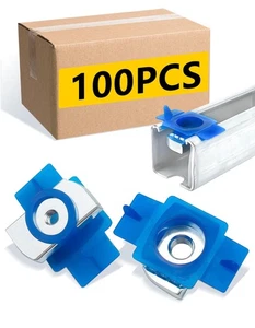100 Pcs Strut Channel Twirl Cone Nuts - 1/4"-20, Rustproof Strut-Channel Nuts... - Bild 1 von 9
