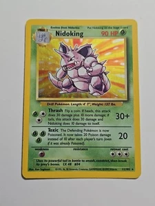 Nidoking 11/102 Holo Foil - Check my shop for rare Pokemon! - Picture 1 of 17