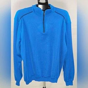 Suéter Para Hombre St. Croix Cuarto Cremallera Silencioso Lujo Preppy Heritage, XL - Imagen 1 de 4