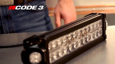 Code 3 14" LED Combo Flood & Spot Work Light Bar Firefighter Off Road 4x4 CD9215 - Image 1 of 4