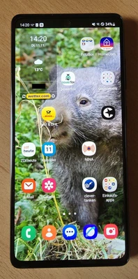 Samsung Galaxy S20 FE SM-G780G/DS, 128GB, cloud navy, gebr., mit Originalzub. - Bild 1 von 4