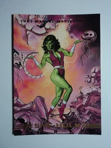 1993 MARVEL MASTERPIECES 2 - CARTA BASE # 30 - SHE HULK - Foto 1 di 4