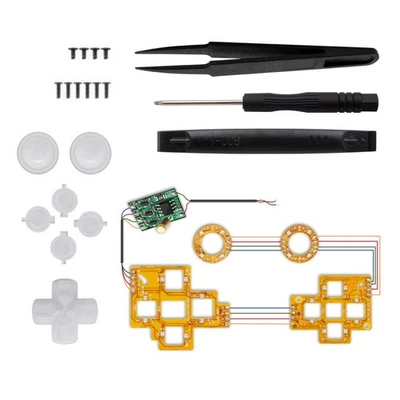 DIY Colorful Lighted D-Pad Analog Thumbsticks Button LED Kit For PS4 Controller1 - Image 1 of 4