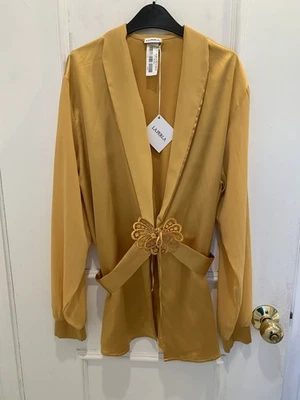 Bata corta de seda La Perla nueva con etiquetas. Talla pequeña Foto 1 de 4