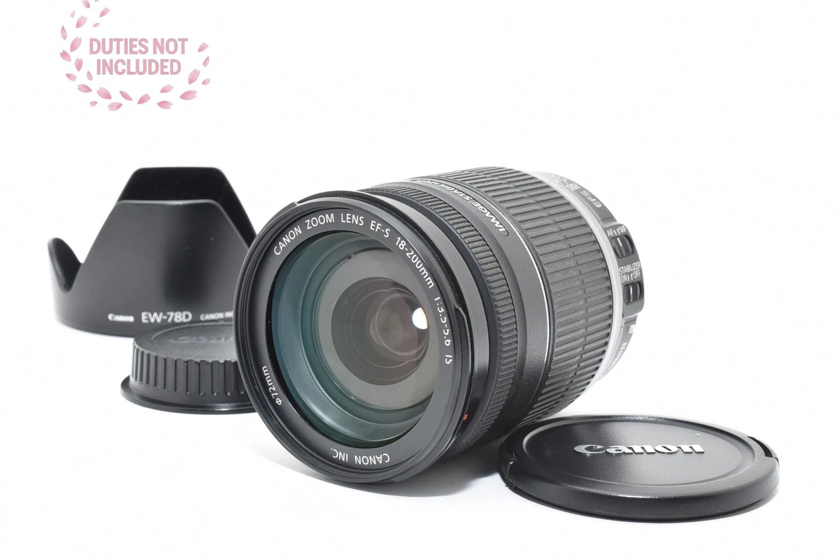 Canon EF-S 18-200mm Focal Camera Lenses for sale | eBay