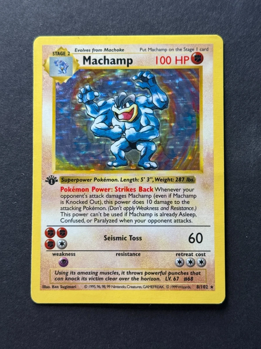 Pokémon TCG 1st Edition English Holo Rare Individual Collectible