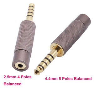 4,4 mm 5 Pole Stecker auf 2,5 mm 4 Pole Buchse Audio Player Adapter für Sony NW-WM1A - Bild 1 von 7