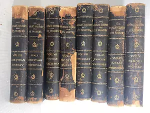 1913 Illustrated 8 Volume Set: The World's History and It's Makers -G11 - Picture 1 of 19