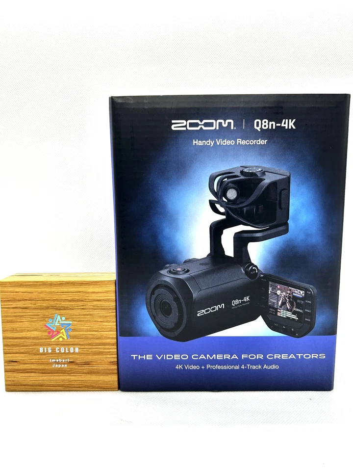 ZOOM Q8n-4K Handlicher Videorecorder 4K Bildqualität Schwarz Bis zu 24bit/96k...