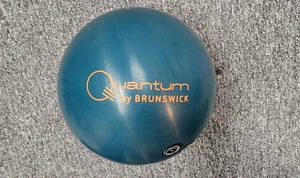 Palla da bowling 16 libbre USATA Brunswick FOREST GREEN QUANTUM - Foto 1 di 3