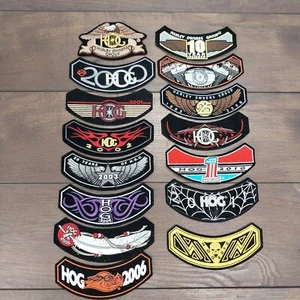 Original HOG Harley Davidson Motorcycle Owners Group 15 Patches 2000-2012 - Picture 1 of 6