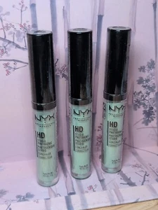 Lot Of 3 NYX PROFESSIONAL MAKEUP HD Studio Photogenic Concealer CW12 Green - Picture 1 of 2