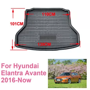 For Hyundai Elantra Avante 2016-2023 Rear Trunk Tray Cargo Mat Floor Protector - Picture 1 of 2