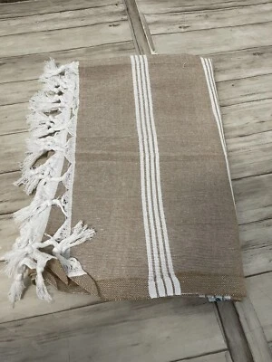 My Hamam Turkish Towel Cotton Bath Beach Brown  Peshtemal Sauna Lightweight N73 - Image 1 of 4