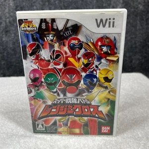 Super Sentai Battle: Ranger Cross Wii gioco versione giapponese venditore USA - Foto 1 di 6