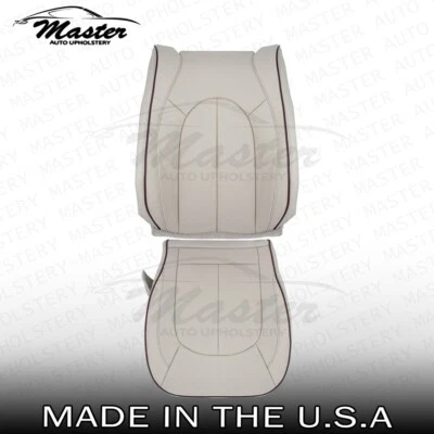 Cubiertas de cuero gris con techo lateral izquierdo para Chrysler Pacifica 2017-2019, perfectas 2 piezas Foto 1 de 4