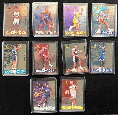 1998 Pinnacle WNBA Coast to Coast Insert Complete Set 10 Cards - Image 1 of 4