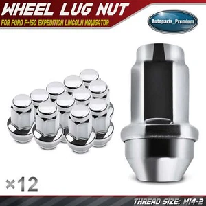 12x M14-2.0 Wheel Lug Nut for Ford F-150 2001-2014 Expedition Lincoln Navigator - Picture 1 of 9