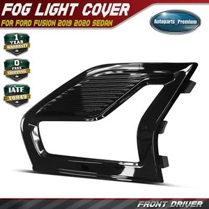 Front Driver Side Fog Light Trim for Ford Fusion 2019 2020 Sedan w/ Fog Lamps - Picture 1 of 10