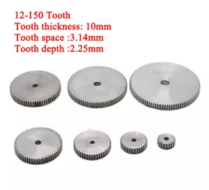 1 rueda delantera Mod 12T-150T 45# espesor de acero 10 mm piñón de motor transmisión Gear - Imagen 1 de 100