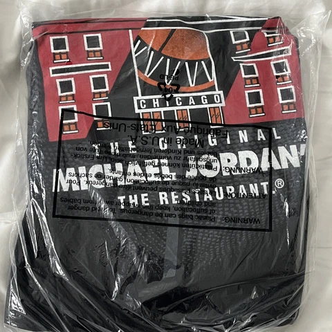 VINTAGE “THE ORIGINAL” MICHAEL JORDAN’S THE RESTAURANT XL SHIRT-NEW IN BAG Cover