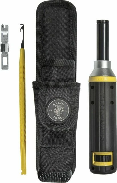 Klein Tools VDV427-822 Cushion-Grip Impact 110/66 Cut Punch Down Tool Kit