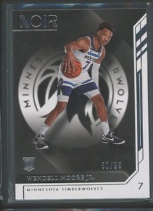 2022-23 Wendell Moore JR 80/99 Panini Noir Rookie RC