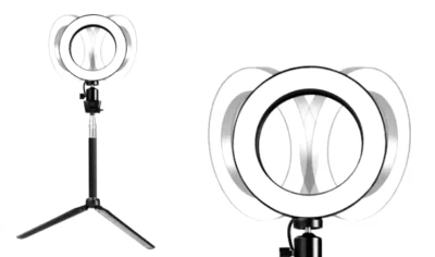 LED Ring Light + Tripod Stand Dimmable Photo Video Lamp **Quick Dispatch** - Image 1 of 4