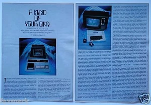"A Mind of Your Own" 1978 Computers Article with Vintage Photos of Early Models - Picture 1 of 5