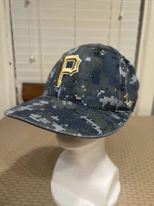 Pittsburg Pirates Blue/grey Desert Camo Zephyr Baseball 7 1/6 Fitted - Picture 1 of 7