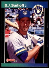1989 Donruss B.J. Surhoff Baseball Cards #221