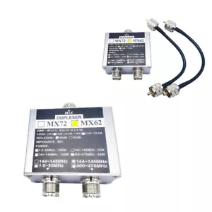 Duplexer MX62 Antenna Coupler Improve Signal Receptionfor FT857D FT911 ATAS-120A - Zdjęcie 1 z 10