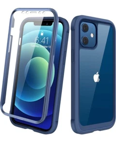 Case For iPhone 12/12 Pro 6.1 Inch Full Body with Built-in Screen Protector - Picture 1 of 7