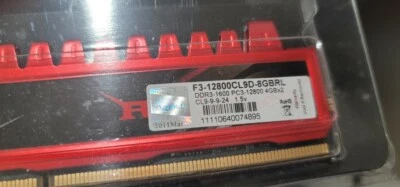 G.SKILL Ripjaws Series 8GB (2 x 4GB) 240-Pin DDR3 SDRAM DDR3 1600 (PC3 12800) - Image 1 of 3