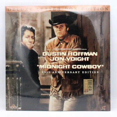 BRAND NEW MIDNIGHT COWBOY Hoffman Voight Deluxe Letterbox Edition Laserdisc Foto 1 de 2