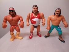 Macho Man Randy Savage Jake the Snake Roberts Typhoon WWF Hasbro Lot