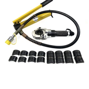 Hydraulische Presszange Kupferrohr Verbundrohr Rohrzange Pressmaschine 6T 360° - Bild 1 von 18