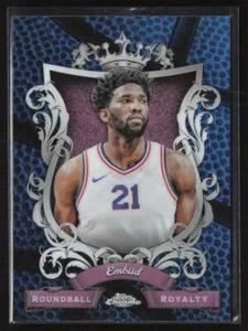 2023-24 Topps Chrome Joel Embiid #RR-9 Roundball Royalty Refractor Blue - Picture 1 of 2