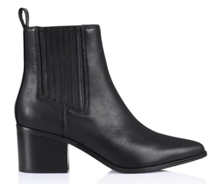 NEW IN BOX Womens Verali Fillipin Black Softee Ankle Boots Size 10 AU 41 EU - Picture 1 of 8