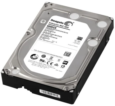 Seagate Enterprise NAS HDD ST6000VN0001 6TB 7.2K 128MB SATA III 3.5" - Image 1 of 3