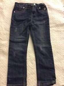 Baby Phat Girls 5 pocket Elastic Adjustable Waist Blue Jeans Size 6 - Picture 1 of 4