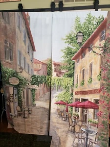 Window Art Curtains 2 Panels " TUSCANY " Marion Stephenson 72 x 84 4507 - Picture 1 of 8