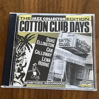 Cotton Club Days by Duke Ellington, Cab Calloway, Lena Horne (CD, 1991) - Imagem 1 de 3